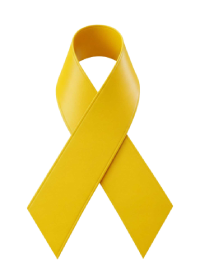 Yellow awareness ribbon — support for veterans and military families